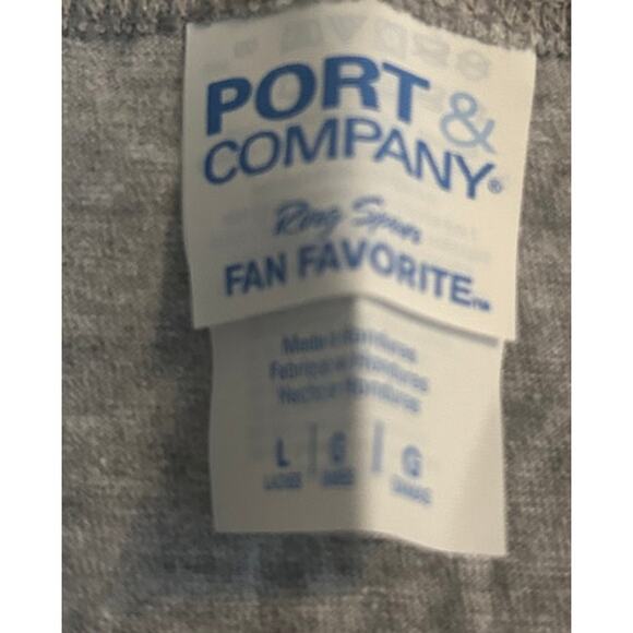 NWT Port & Company Womens Gray Tank Top Just a Girl Who Lovers Chow Chows LG - Picture 3 of 4